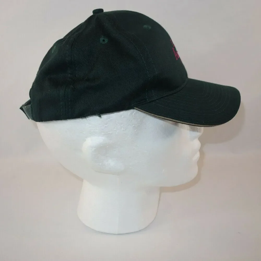 La Aluminum Casting Company Baseball Hat Cap Green Adjustable Strap OS Unisex